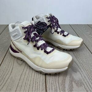 North Face Women's Activist Mid Futurelight Shoes US11 Gard. White & Purple $145